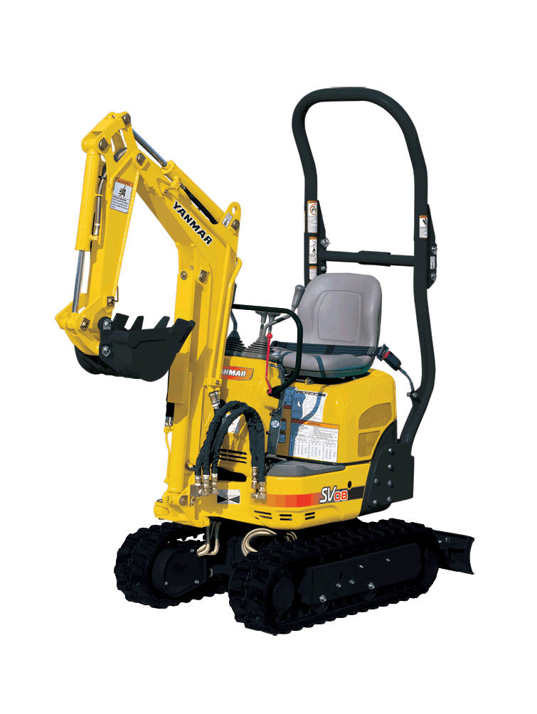 Yanmar SV081 Mini Excavator Pierce Hire